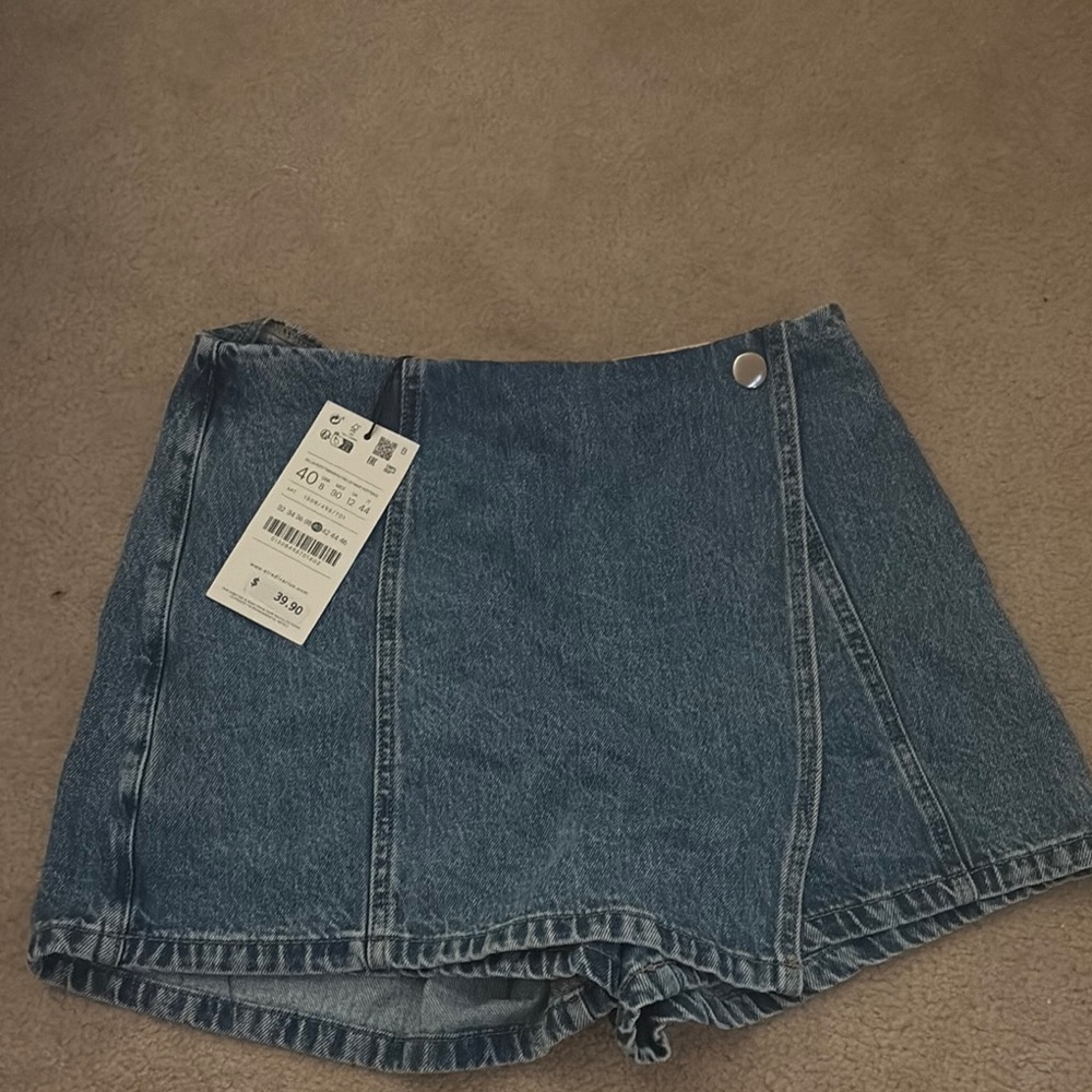 Zara Blue Jean Shorts